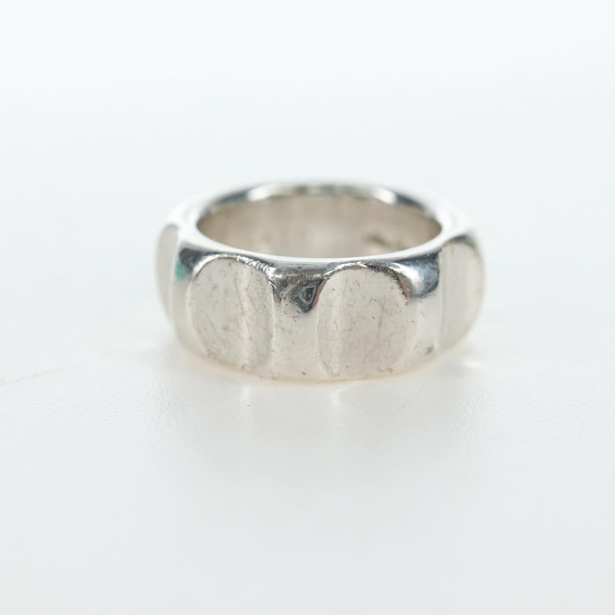 TIFFANY&Co. Paloma Picasso Collection Grooving Ring Ag925 Silver Auth 200035V