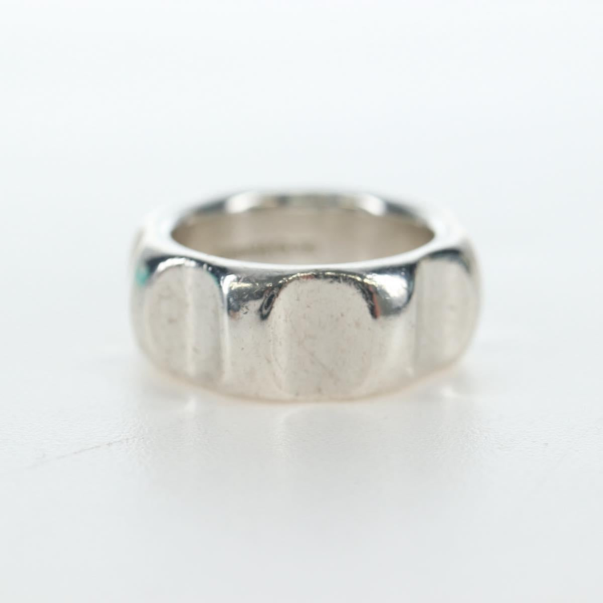 TIFFANY&Co. Paloma Picasso Collection Grooving Ring Ag925 Silver Auth 200035V