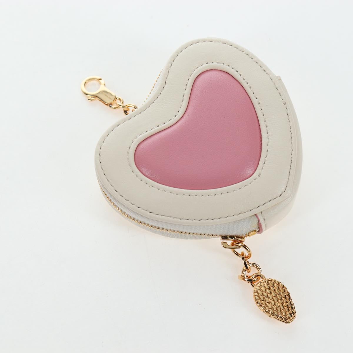 BVLGARI Serpenti Bag Hand Bag Leather 2way Pink Gold Auth 200069SAM