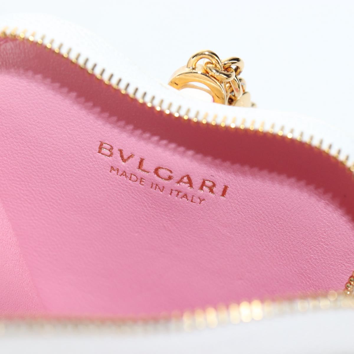 BVLGARI Serpenti Bag Hand Bag Leather 2way Ivory Gold Auth 200070SAM