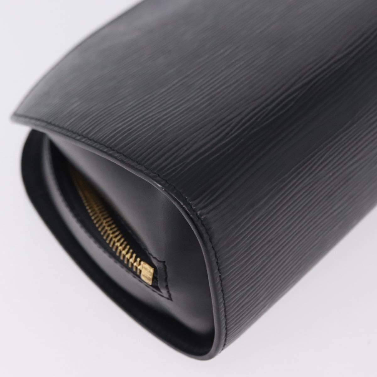 LOUIS VUITTON Epi Dauphine GM Cosmetic Pouch Black M48432 LV Auth 200075
