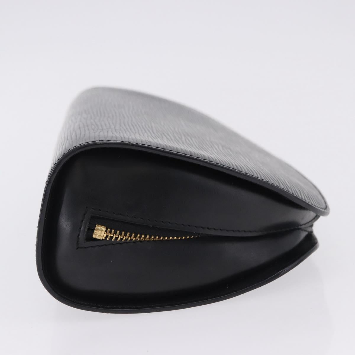 LOUIS VUITTON Epi Dauphine GM Cosmetic Pouch Black M48432 LV Auth 200075