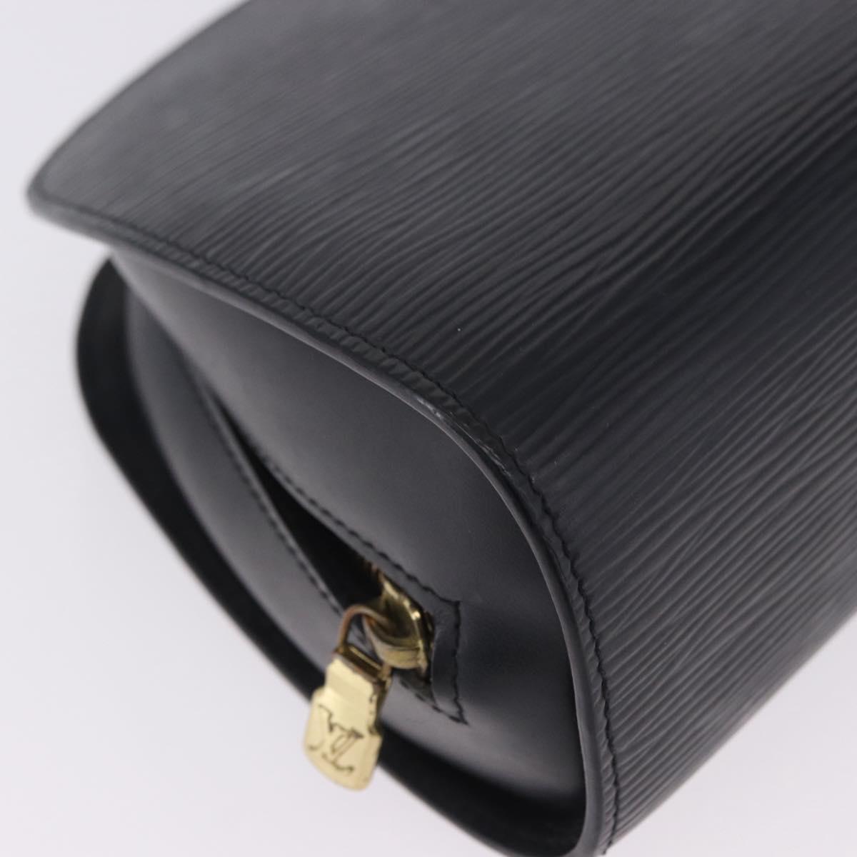 LOUIS VUITTON Epi Dauphine GM Cosmetic Pouch Black M48432 LV Auth 200075
