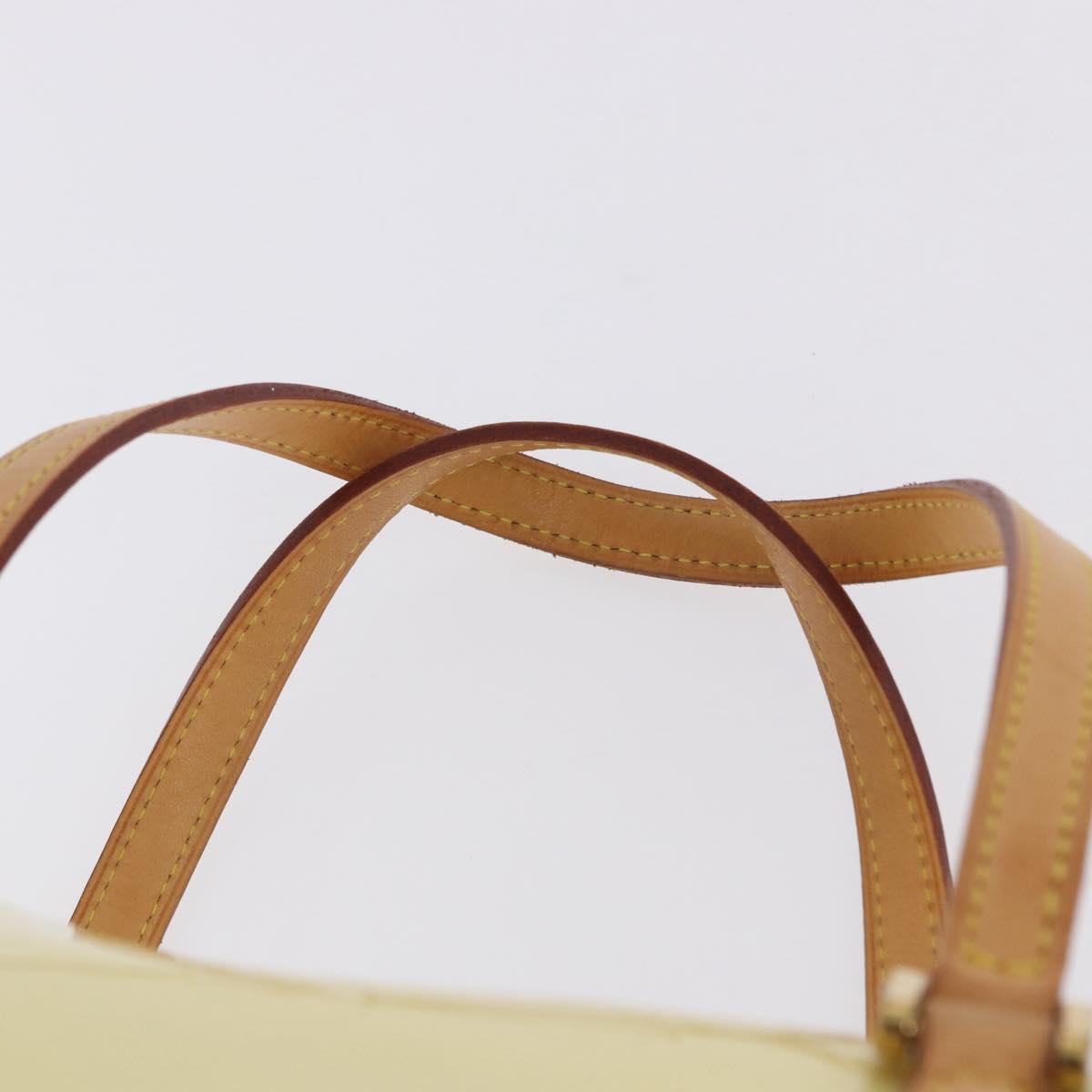 LOUIS VUITTON Monogram Vernis Bedford Hand Bag Perle M91006 LV Auth 200085V