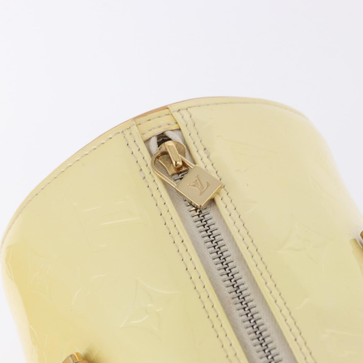 LOUIS VUITTON Monogram Vernis Bedford Hand Bag Perle M91006 LV Auth 200085V