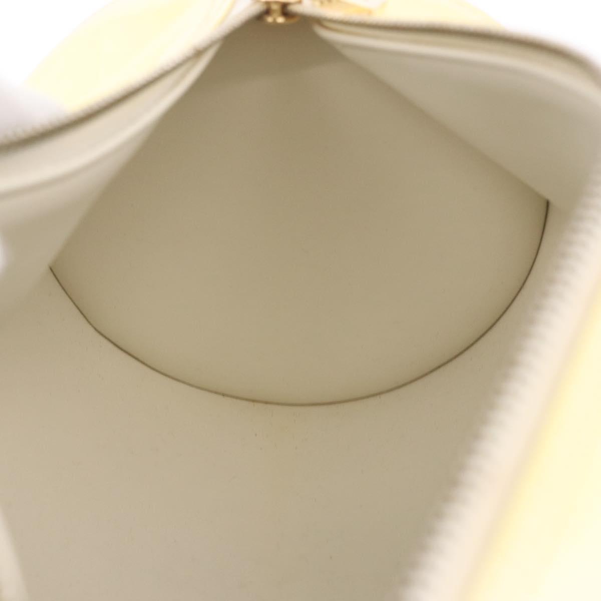 LOUIS VUITTON Monogram Vernis Bedford Hand Bag Perle M91006 LV Auth 200085V