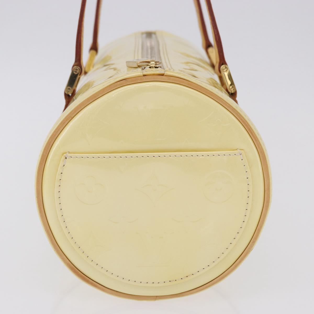 LOUIS VUITTON Monogram Vernis Bedford Hand Bag Perle M91006 LV Auth 200085V