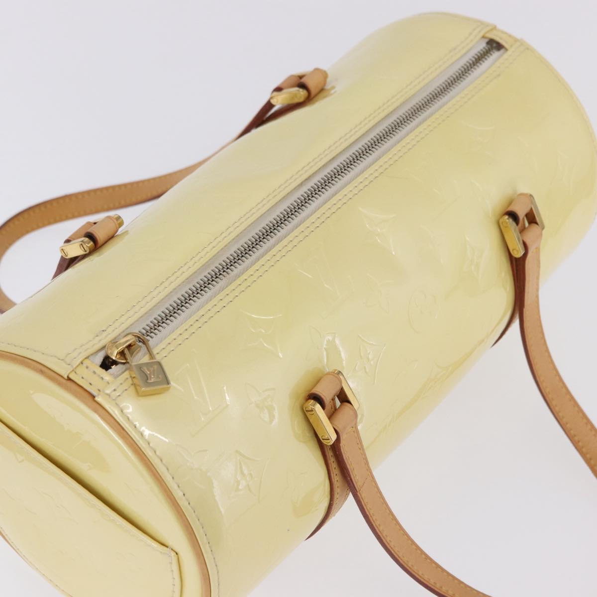 LOUIS VUITTON Monogram Vernis Bedford Hand Bag Perle M91006 LV Auth 200085V