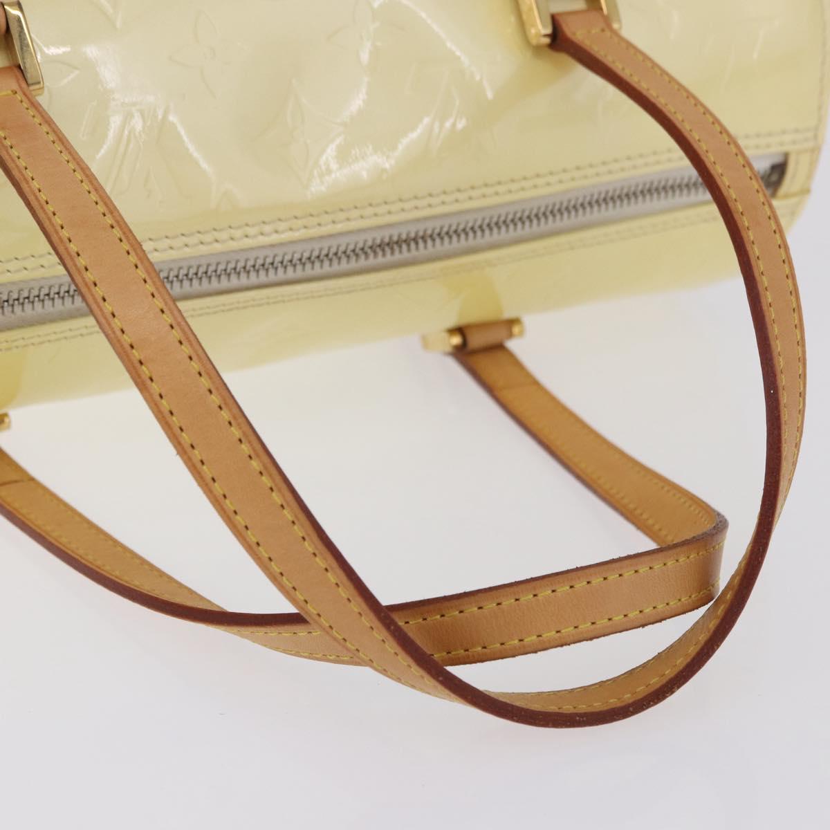 LOUIS VUITTON Monogram Vernis Bedford Hand Bag Perle M91006 LV Auth 200085V