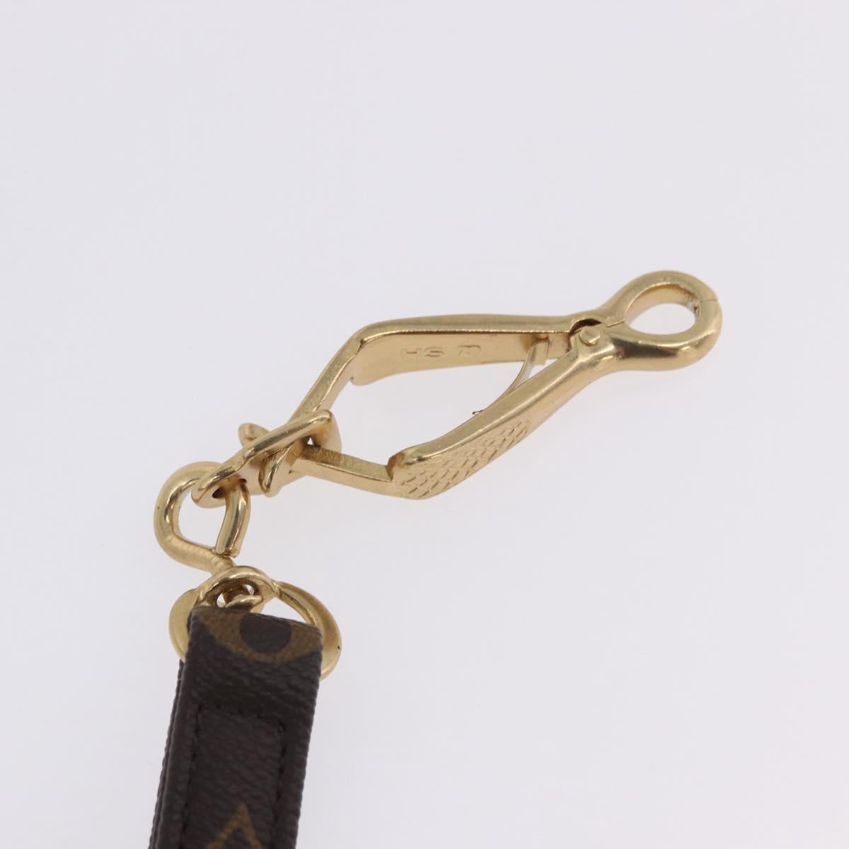 LOUIS VUITTON Monogram Less Baxter MM Dog Leash M58056 LV Auth 200086A
