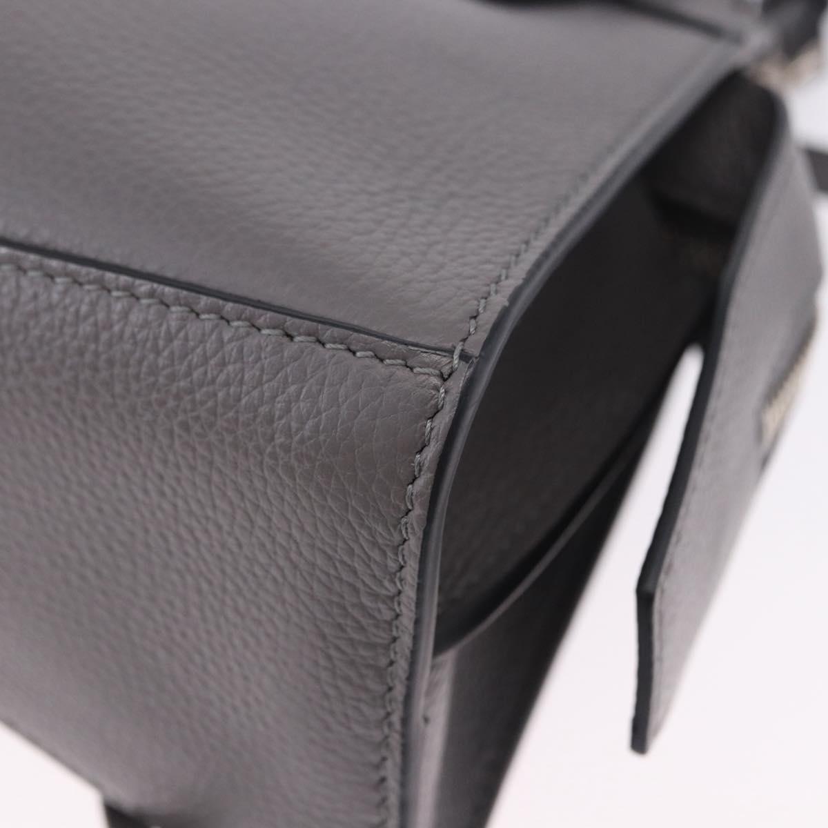 BALENCIAGA Neo Classic City Mini Bag Leather 2way Gray 638524 Auth 200088SAM