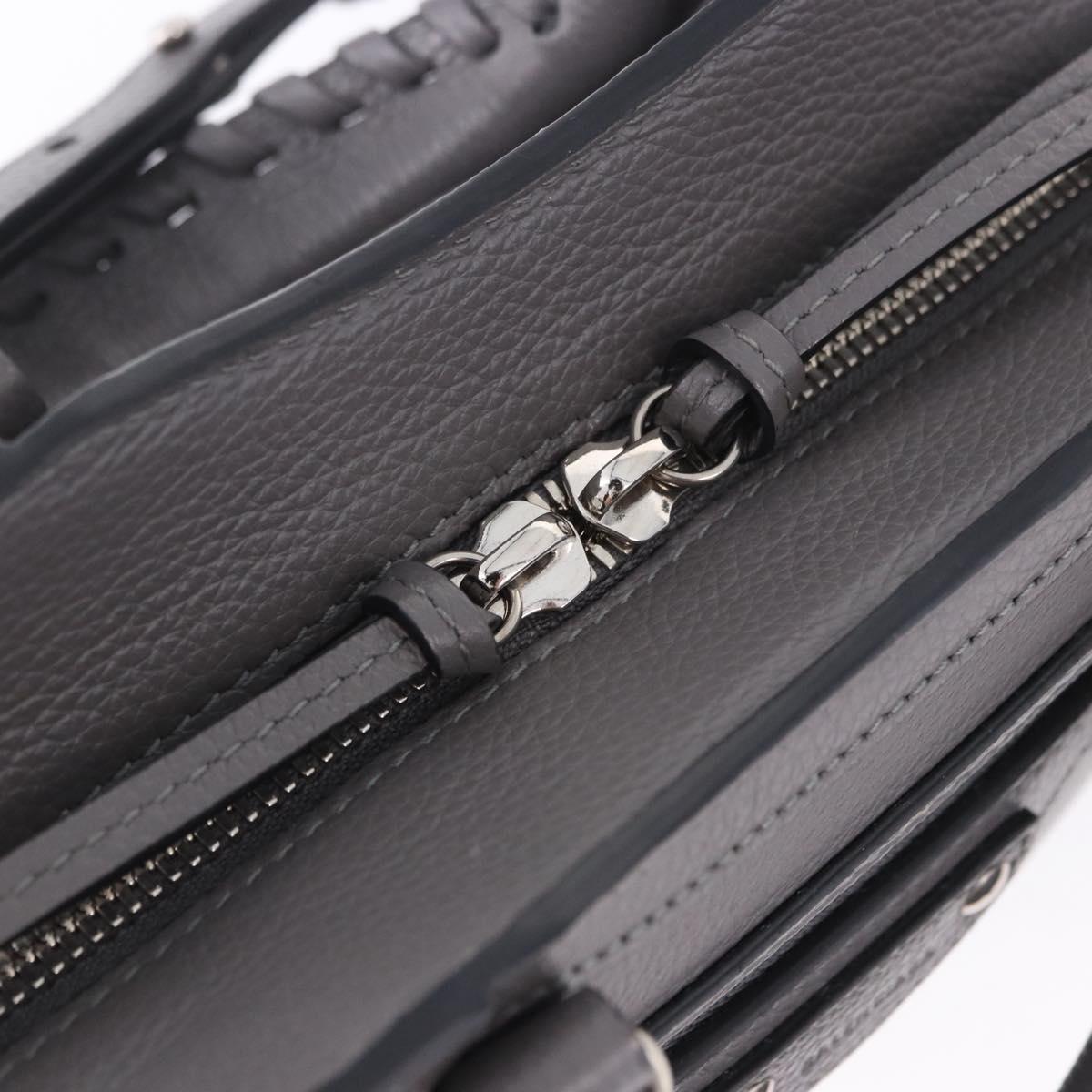 BALENCIAGA Neo Classic City Mini Bag Leather 2way Gray 638524 Auth 200088SAM