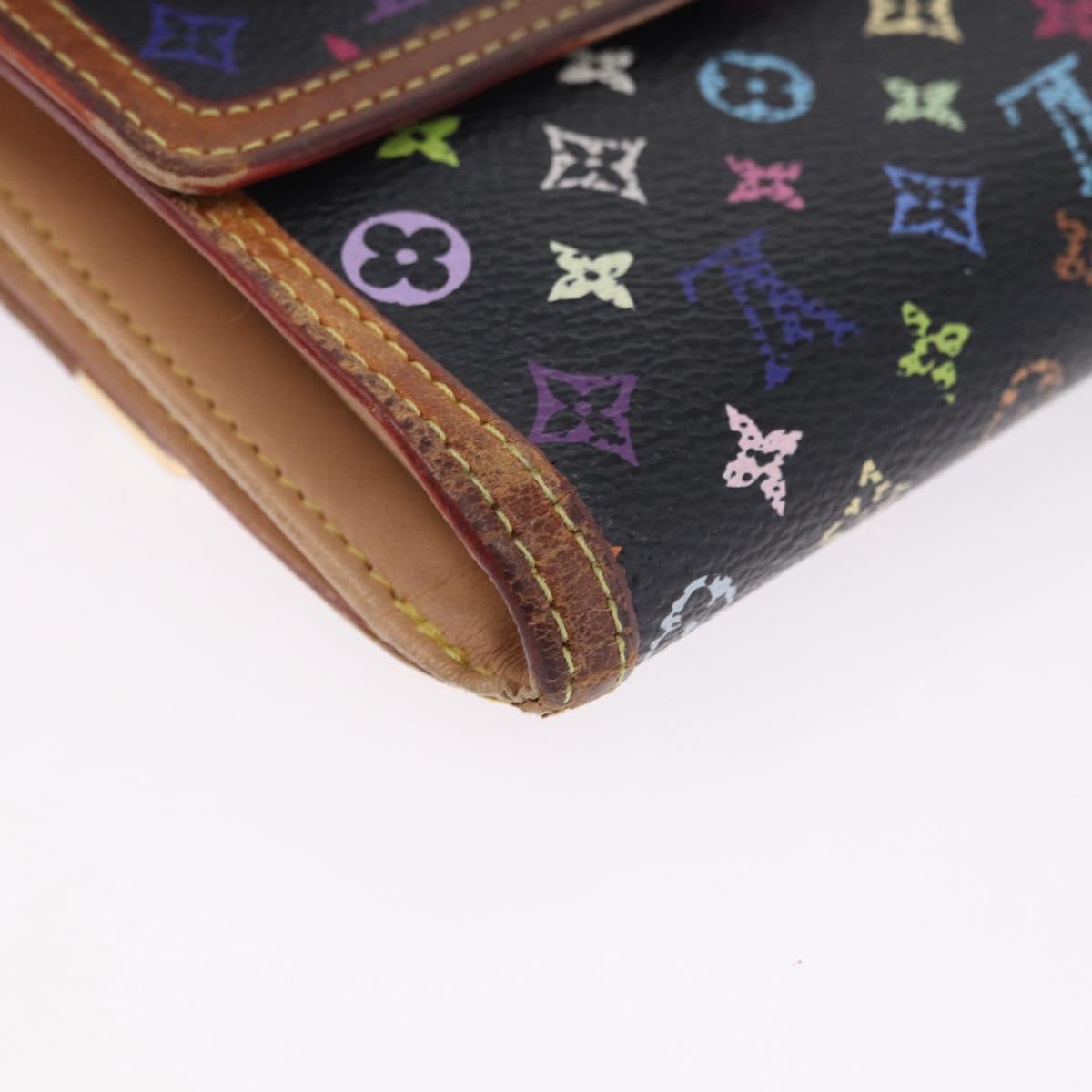 LOUIS VUITTON Multicolor Porte Monnaie Billets Cartes Credit M92984 Auth 200093