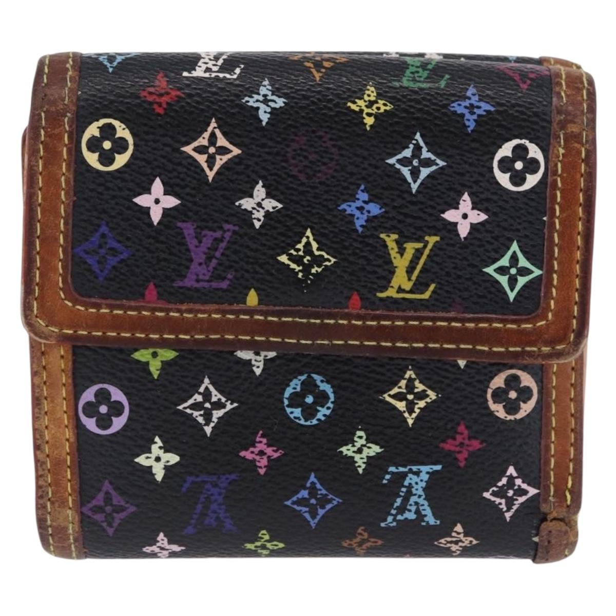 LOUIS VUITTON Multicolor Porte Monnaie Billets Cartes Credit M92984 Auth 200093