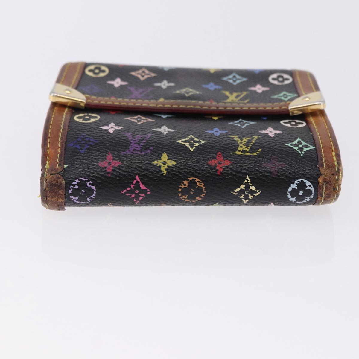 LOUIS VUITTON Multicolor Porte Monnaie Billets Cartes Credit M92984 Auth 200093