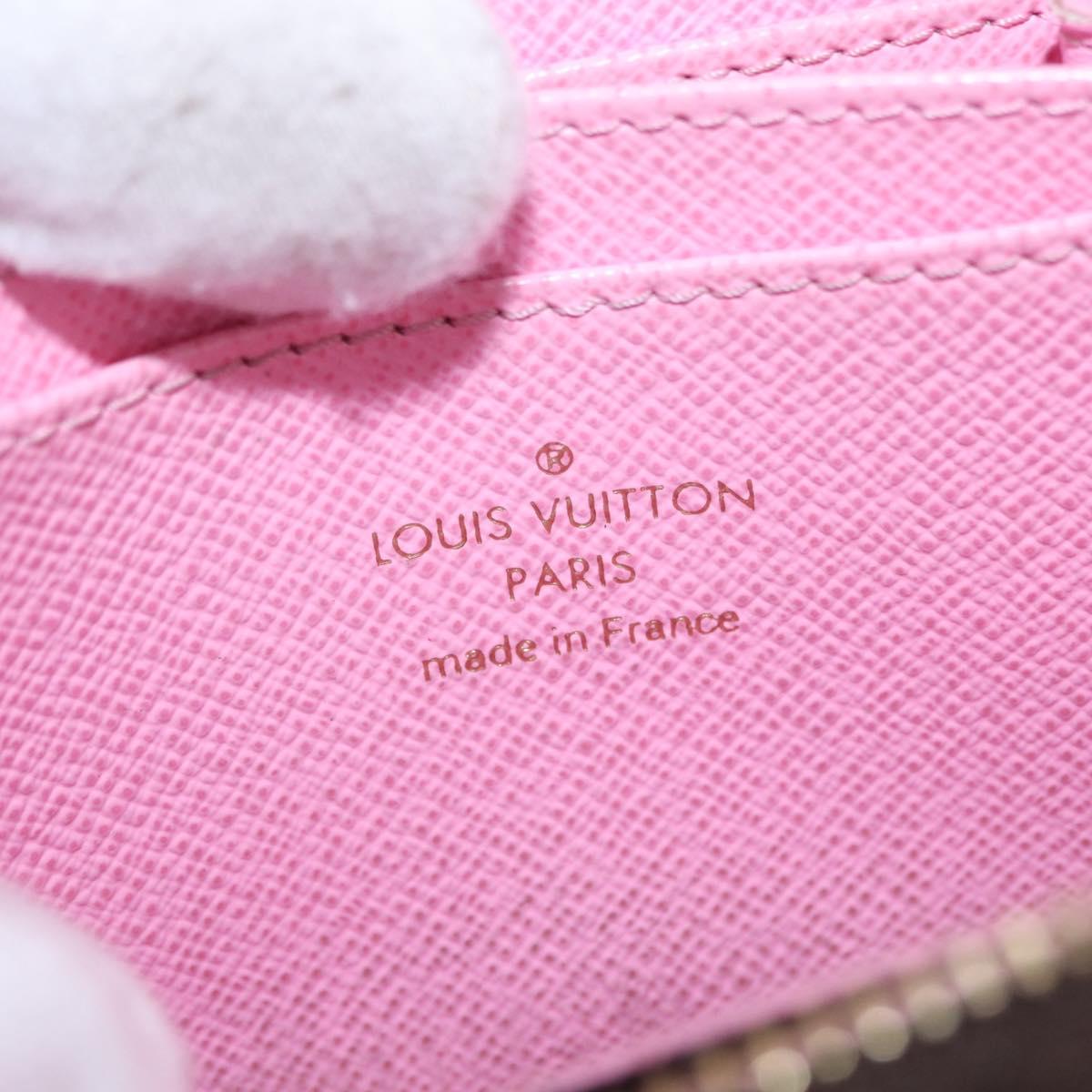 LOUIS VUITTON Damier Ebene Zippy Coin Purse N40721 LV Auth 200094A