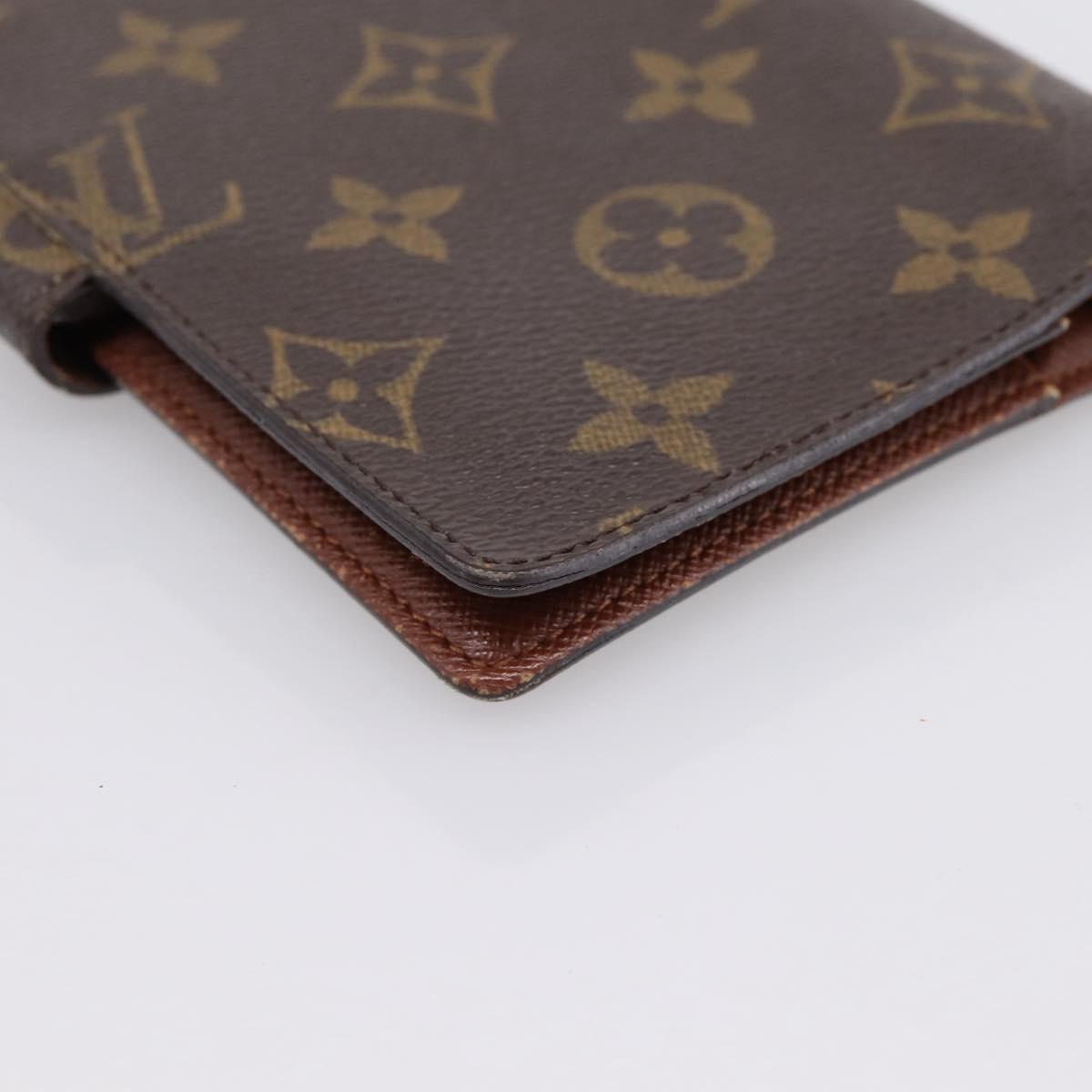 LOUIS VUITTON Monogram Agenda PM Day Planner Cover R20005 LV Auth 200095