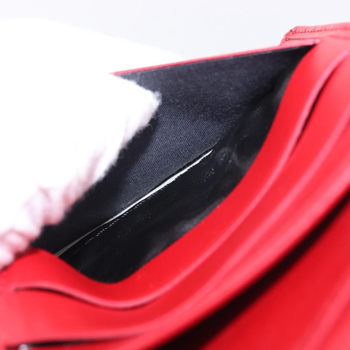 LOUIS VUITTON Epi Porte Billet Cartes Credit Monnaie Red M63547 Auth 200097A