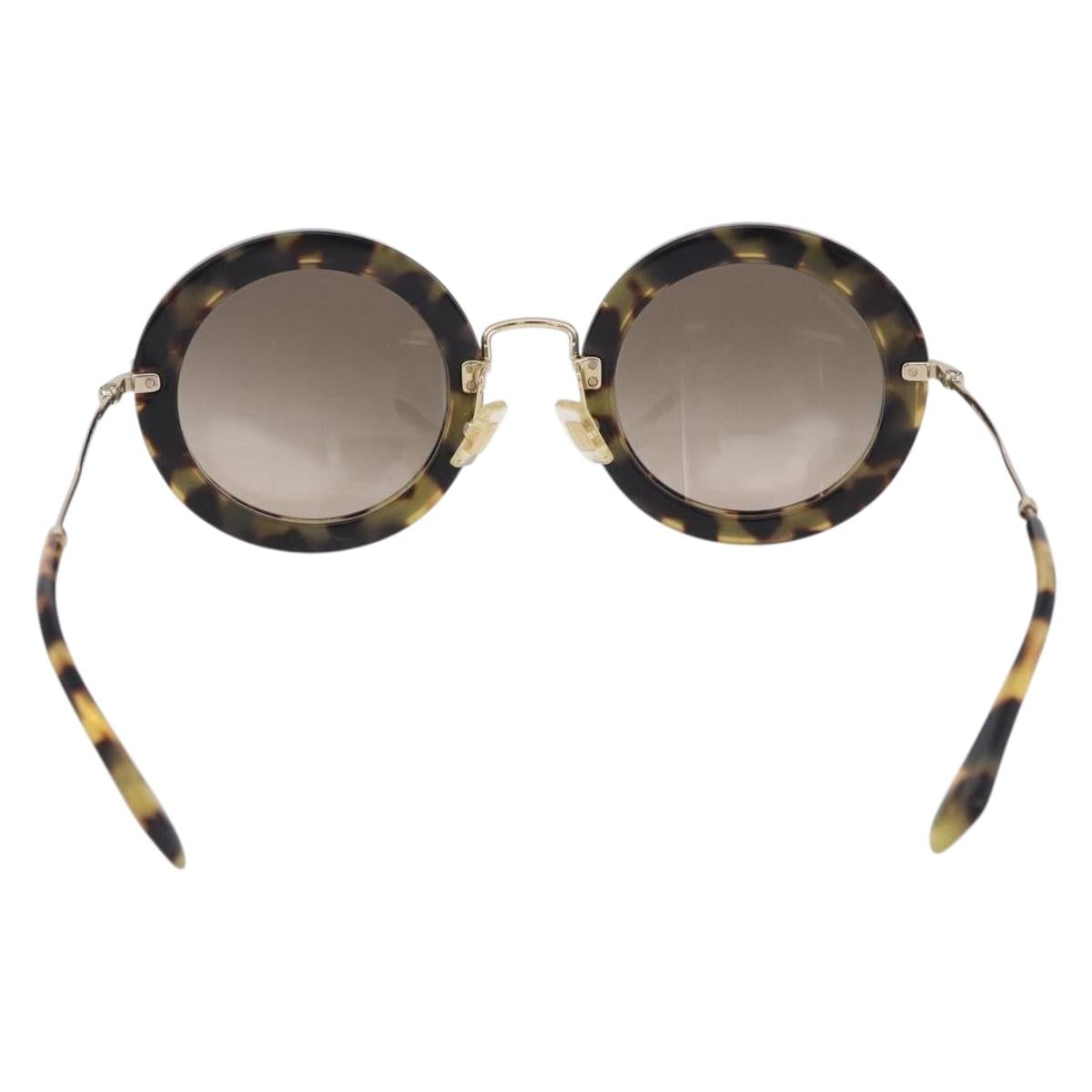 Miu Miu Sunglasses plastic Brown Auth 200100M