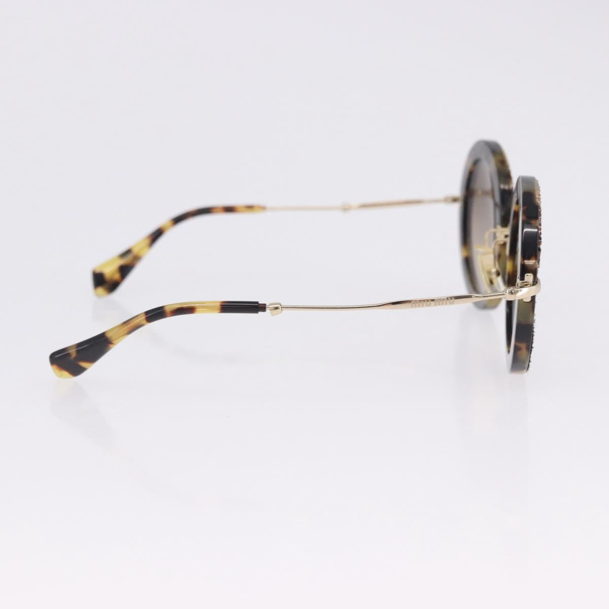 Miu Miu Sunglasses plastic Brown Auth 200100M