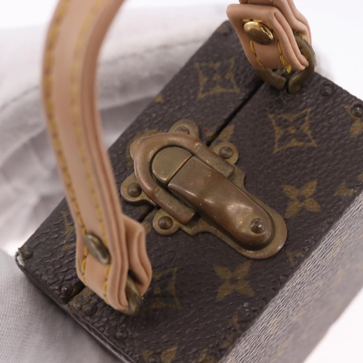 LOUIS VUITTON Monogram Jewelry Case Jewelry Box LV Auth 200102