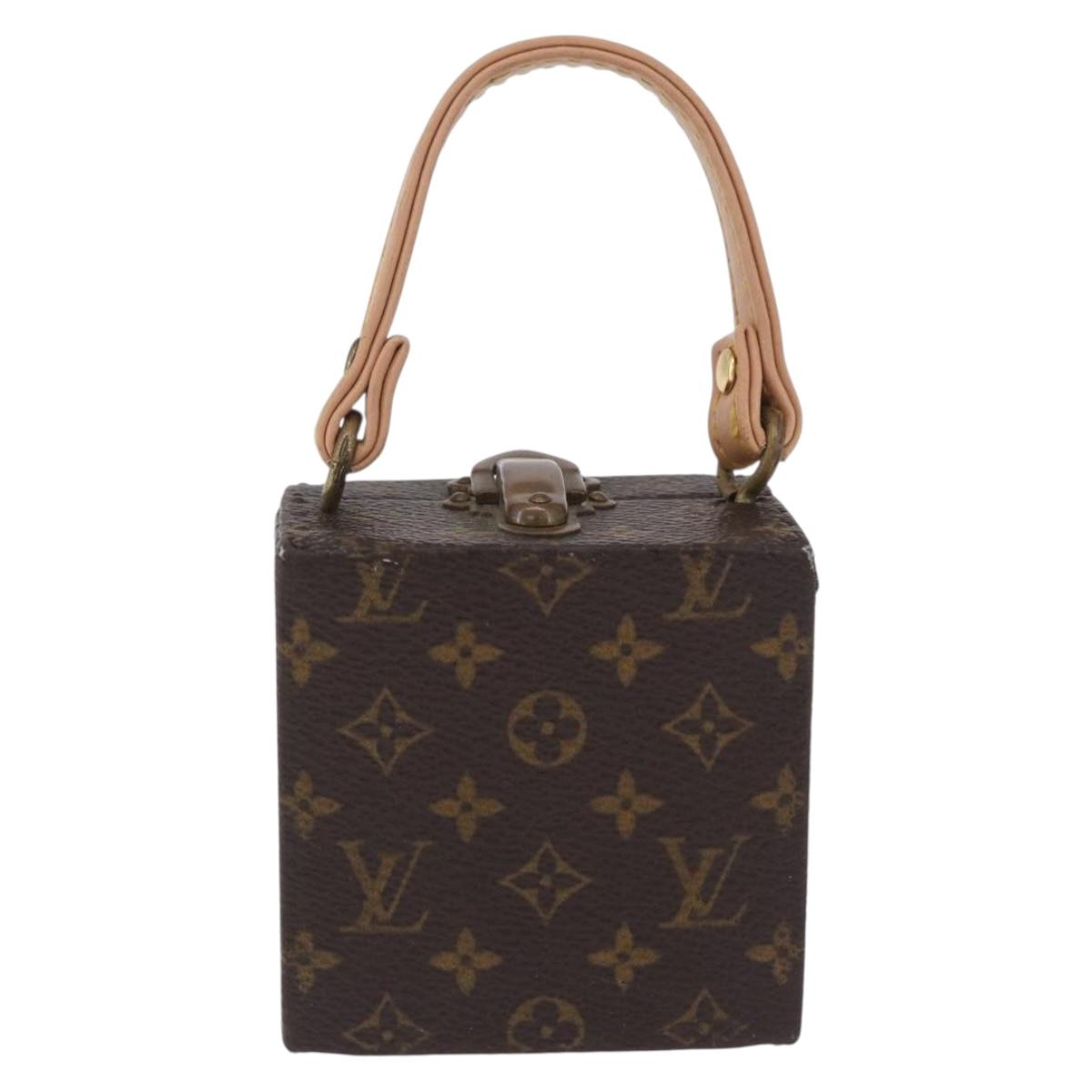 LOUIS VUITTON Monogram Jewelry Case Jewelry Box LV Auth 200102