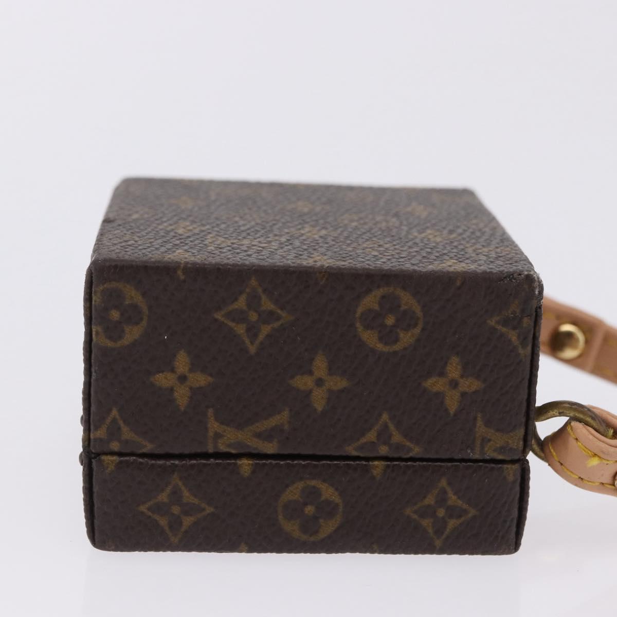 LOUIS VUITTON Monogram Jewelry Case Jewelry Box LV Auth 200102