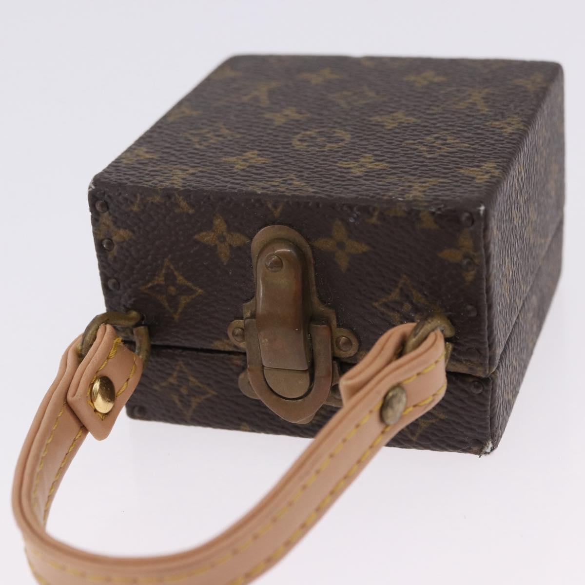LOUIS VUITTON Monogram Jewelry Case Jewelry Box LV Auth 200102