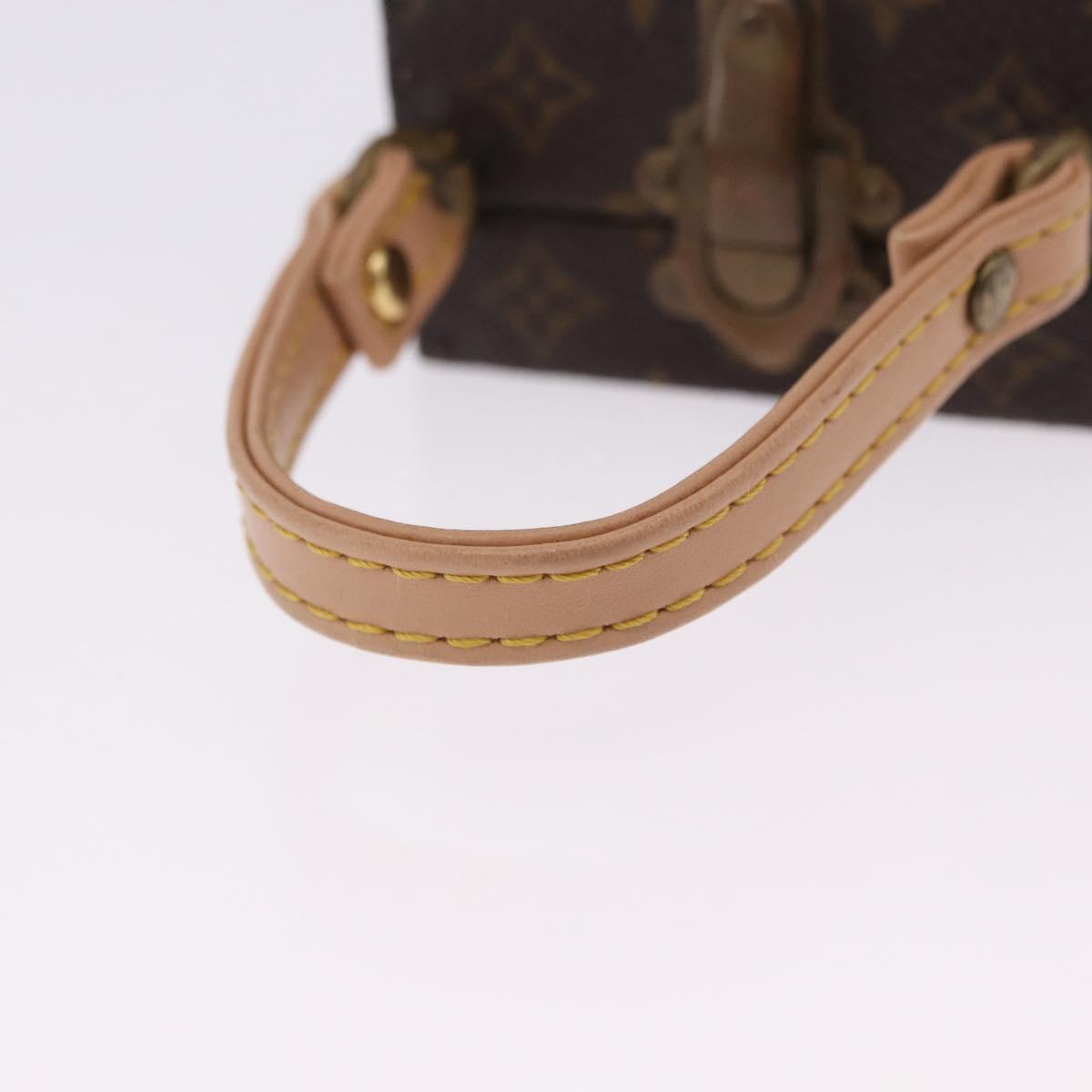 LOUIS VUITTON Monogram Jewelry Case Jewelry Box LV Auth 200102