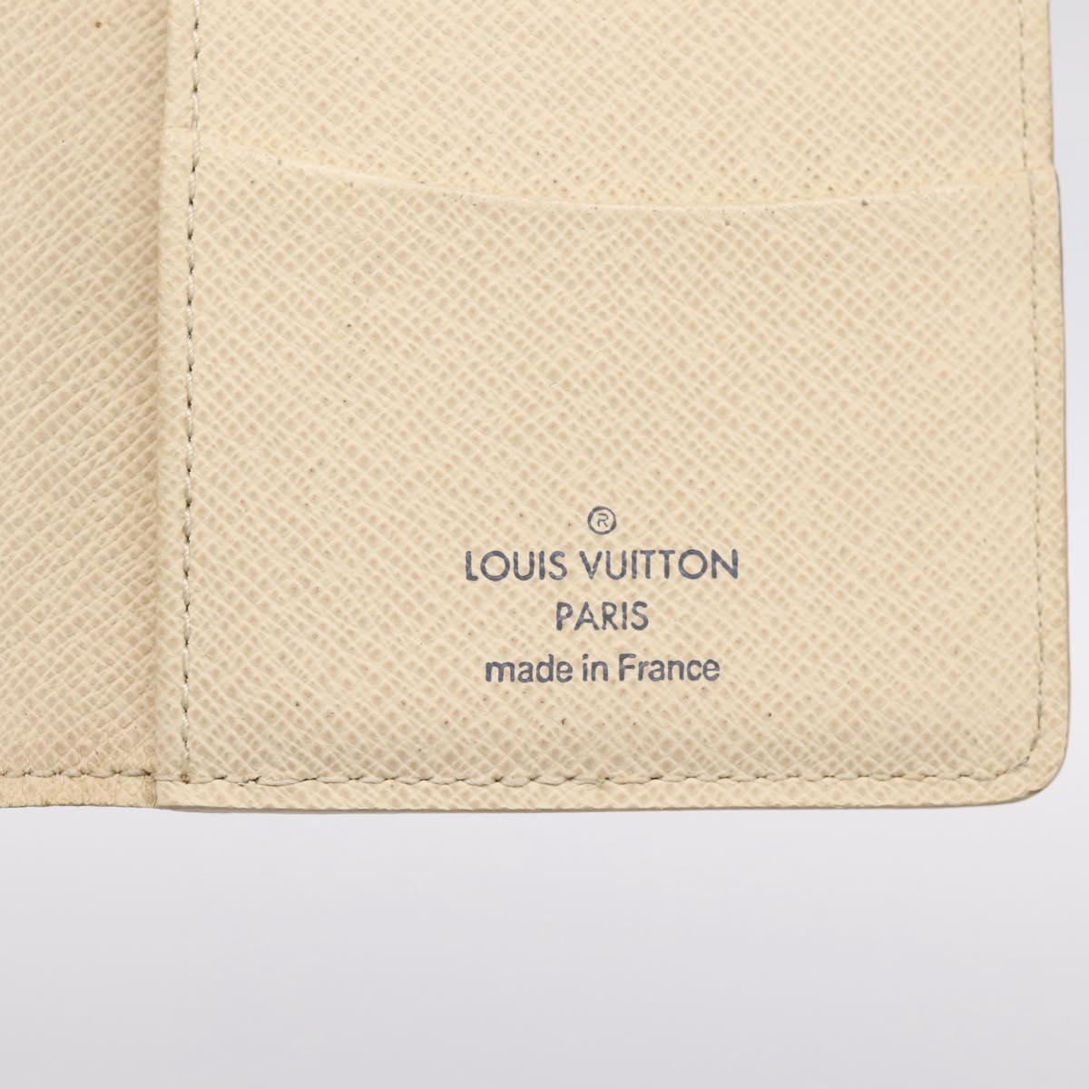 LOUIS VUITTON Damier Azur Organizer Dupoch Card Case N61727 LV Auth 200104