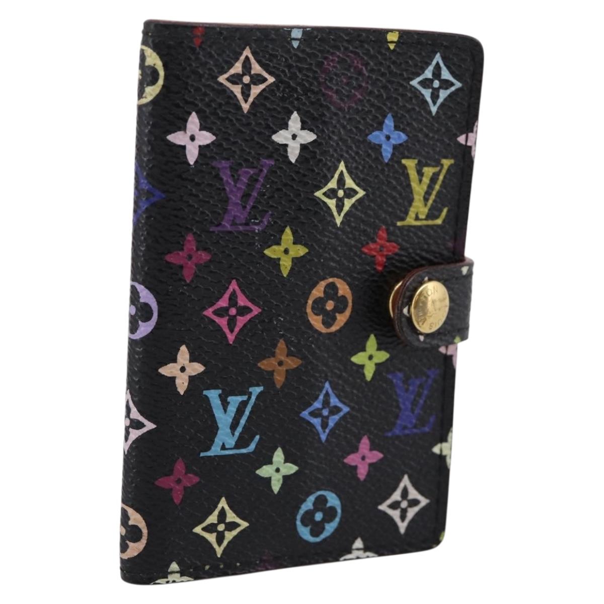LOUIS VUITTON Multicolor Carnet de Val Mini Agenda Cover M92652 LV Auth 200105