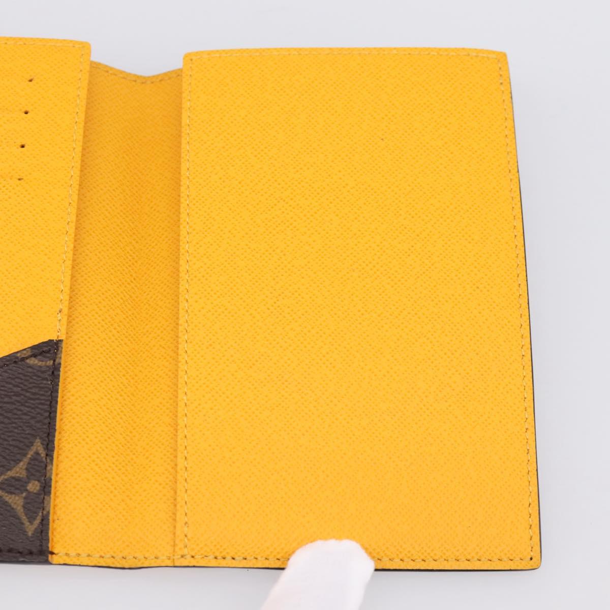 LOUIS VUITTON Monogram Macassar Couverteur Passport NM M12827 LV Auth 200109V