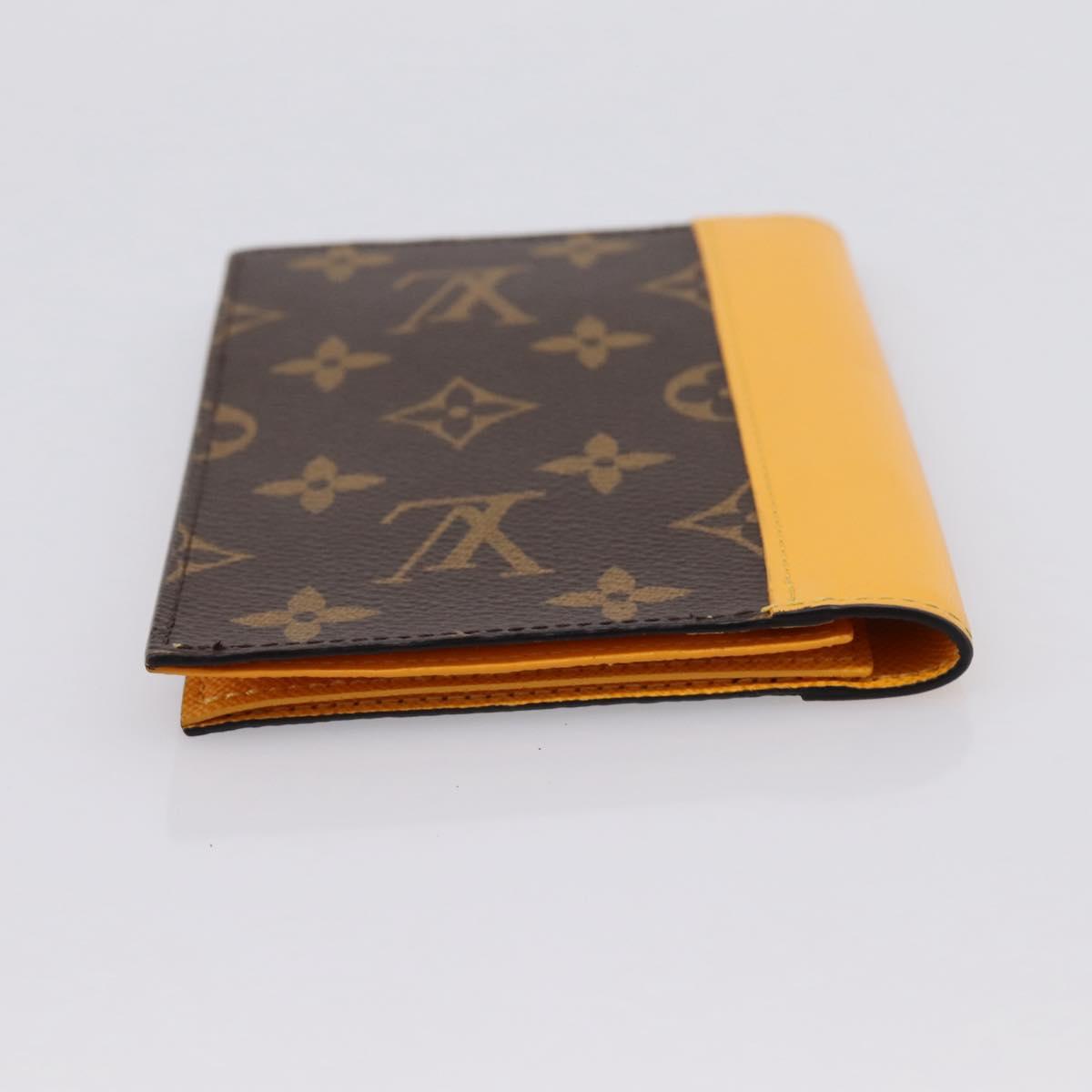 LOUIS VUITTON Monogram Macassar Couverteur Passport NM M12827 LV Auth 200109V