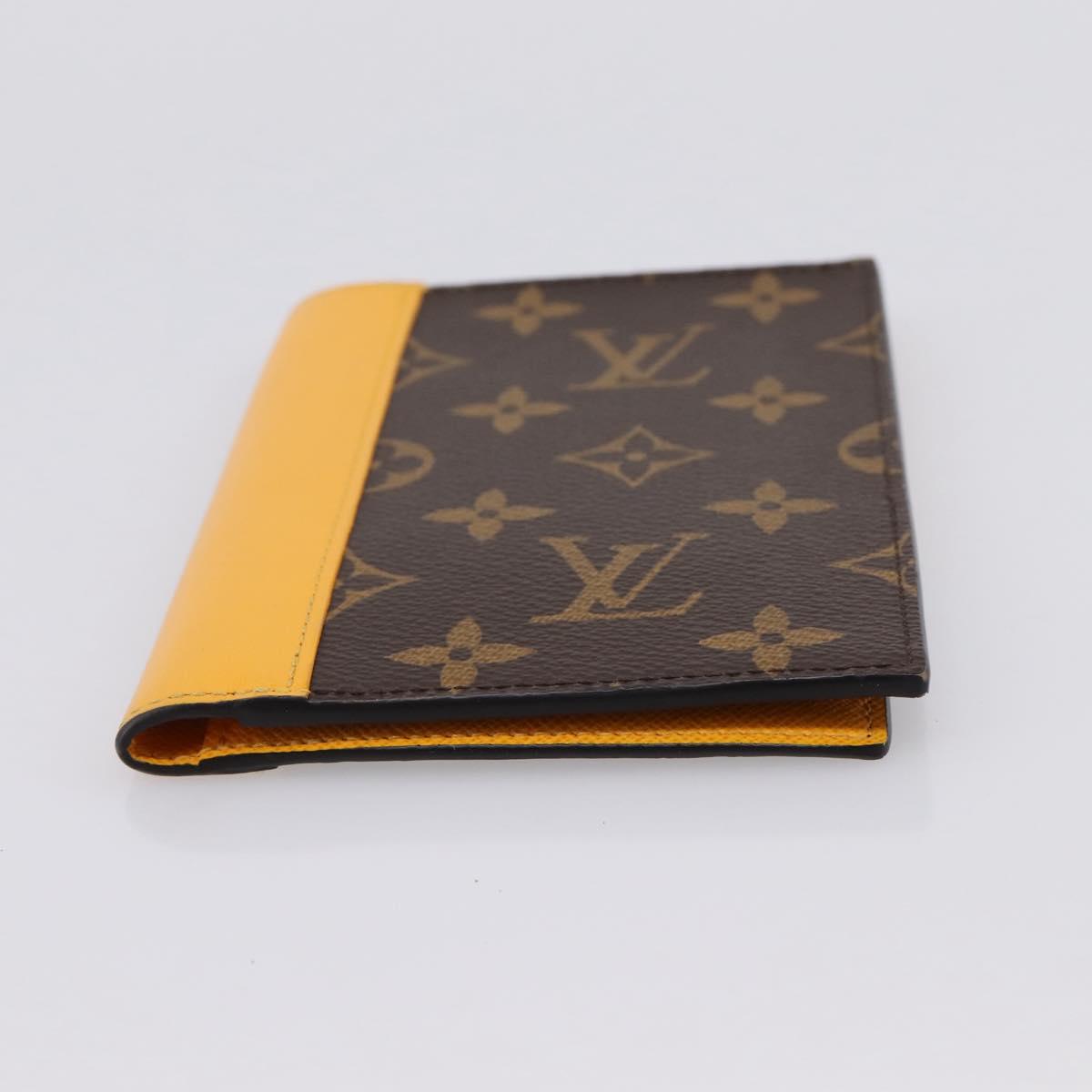 LOUIS VUITTON Monogram Macassar Couverteur Passport NM M12827 LV Auth 200109V