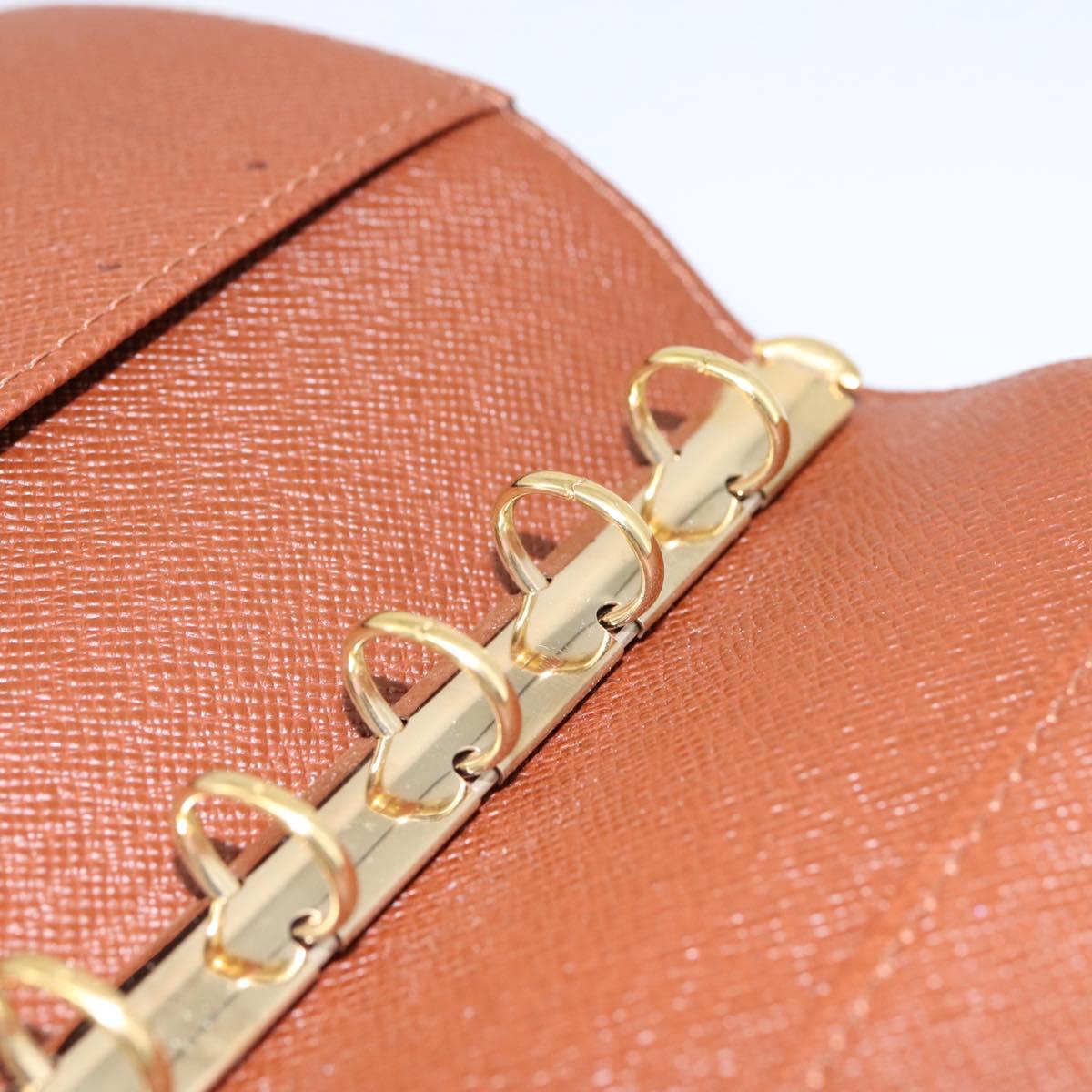 LOUIS VUITTON Monogram Agenda PM Day Planner Cover R20005 LV Auth 200111