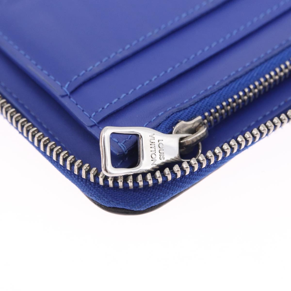 LOUIS VUITTON Taurillon Clemence Illusion Zippy Wallet Vertical Auth 200113V