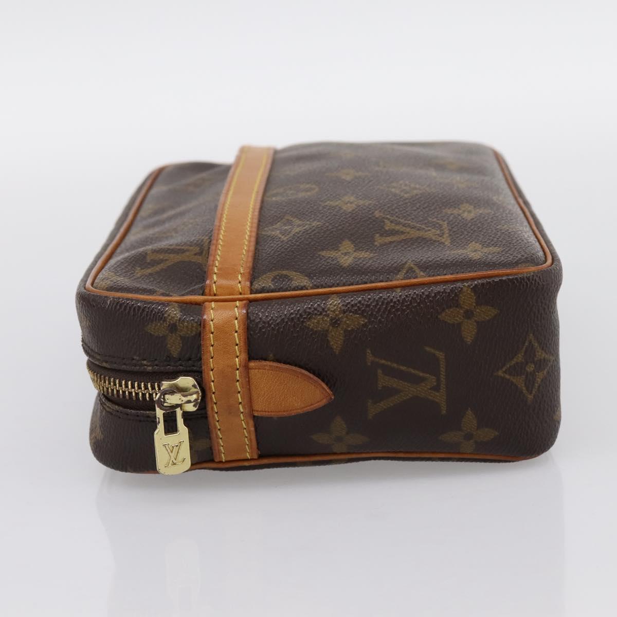 LOUIS VUITTON Monogram Compiegne 23 Clutch Bag M51847 LV Auth 200130