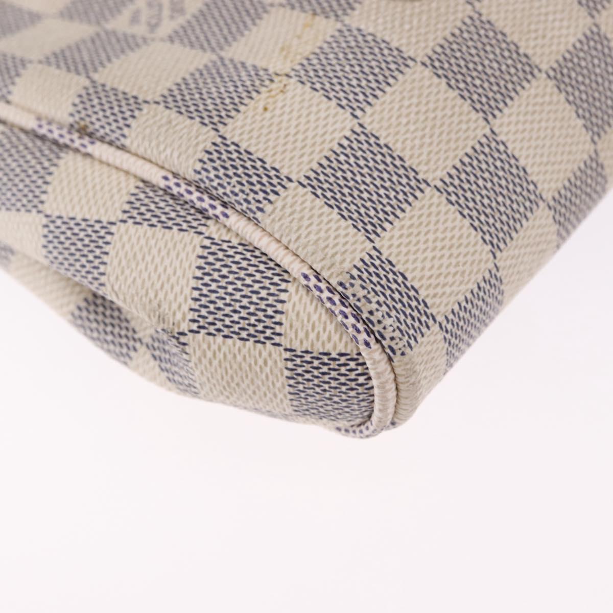 LOUIS VUITTON Damier Azur Favorit MM Shoulder Bag 2way N41275 LV Auth 200133