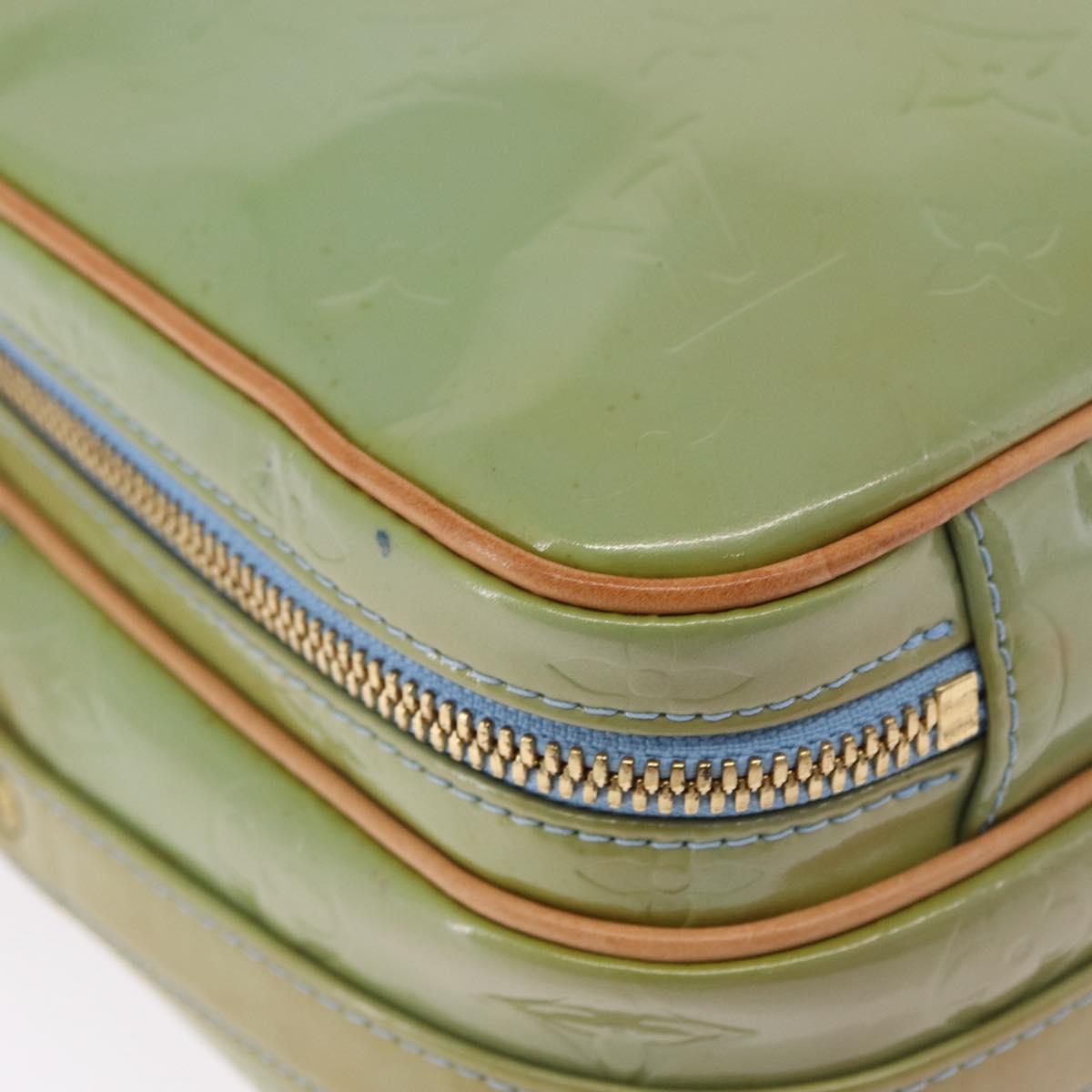 LOUIS VUITTON Monogram Vernis Wooster Shoulder Bag Baby Blue LV Auth 200134