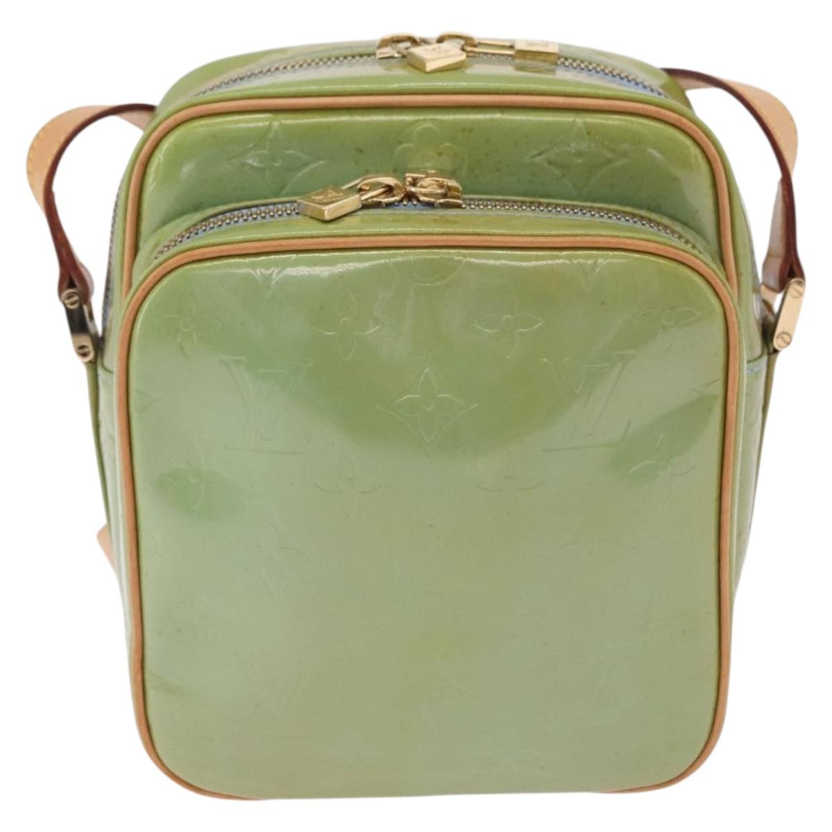 LOUIS VUITTON Monogram Vernis Wooster Shoulder Bag Baby Blue LV Auth 200134