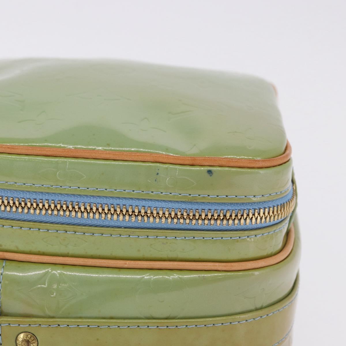 LOUIS VUITTON Monogram Vernis Wooster Shoulder Bag Baby Blue LV Auth 200134