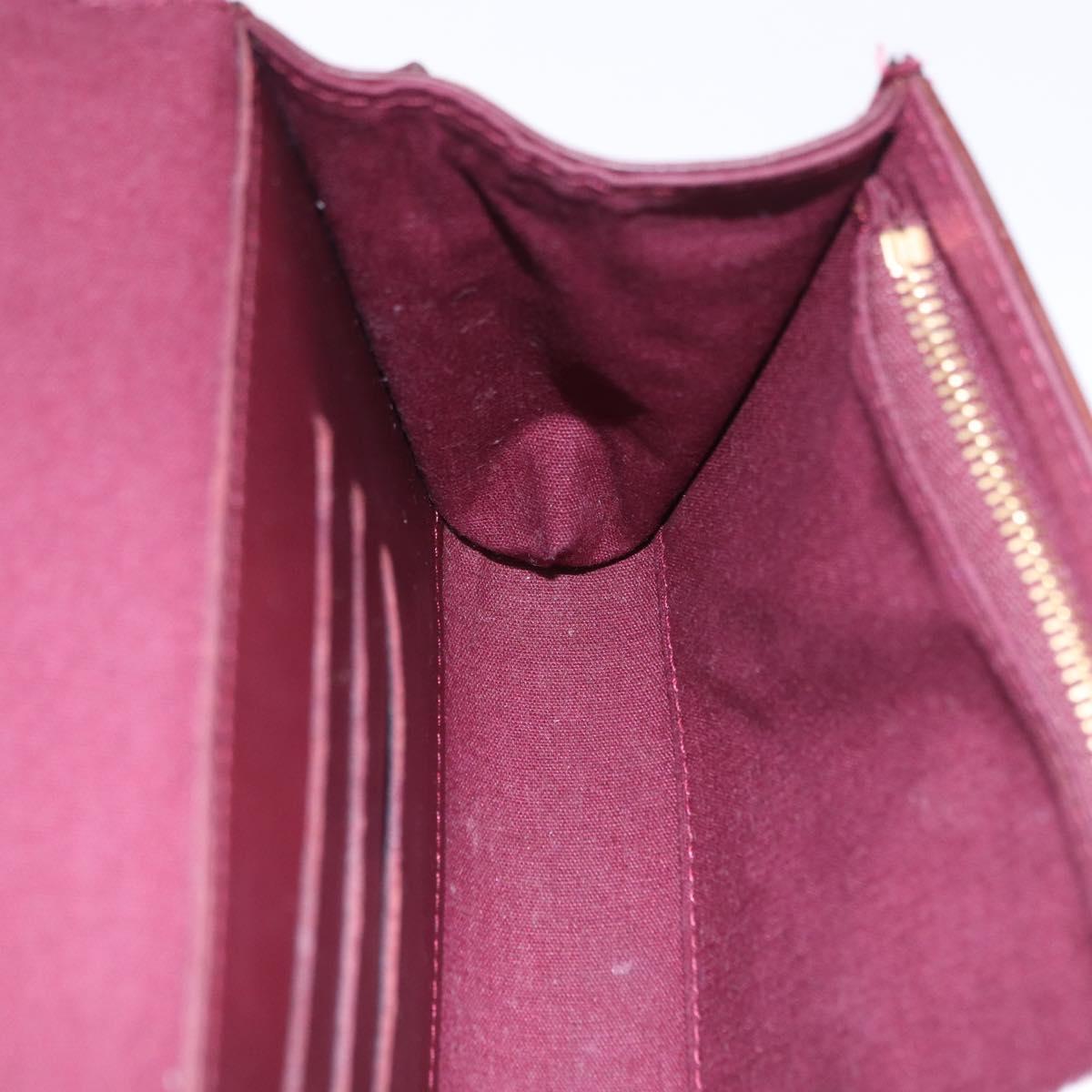 LOUIS VUITTON Monogram Vernis Rossmore PM Bag Rouge Favist M91547 LV Auth 200137