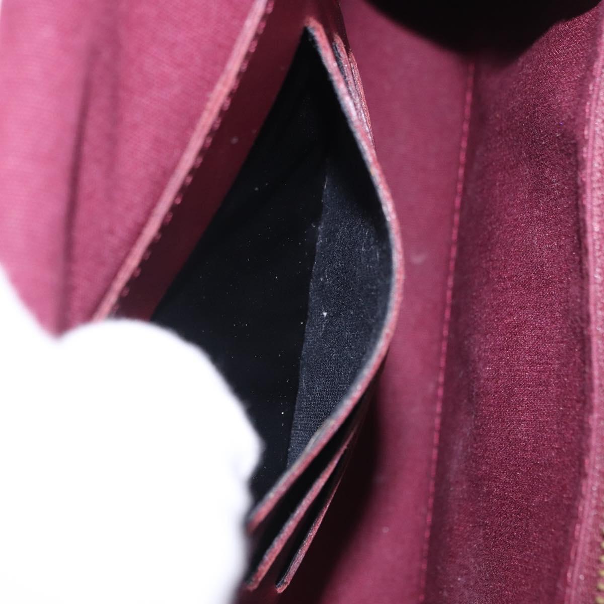LOUIS VUITTON Monogram Vernis Rossmore PM Bag Rouge Favist M91547 LV Auth 200137