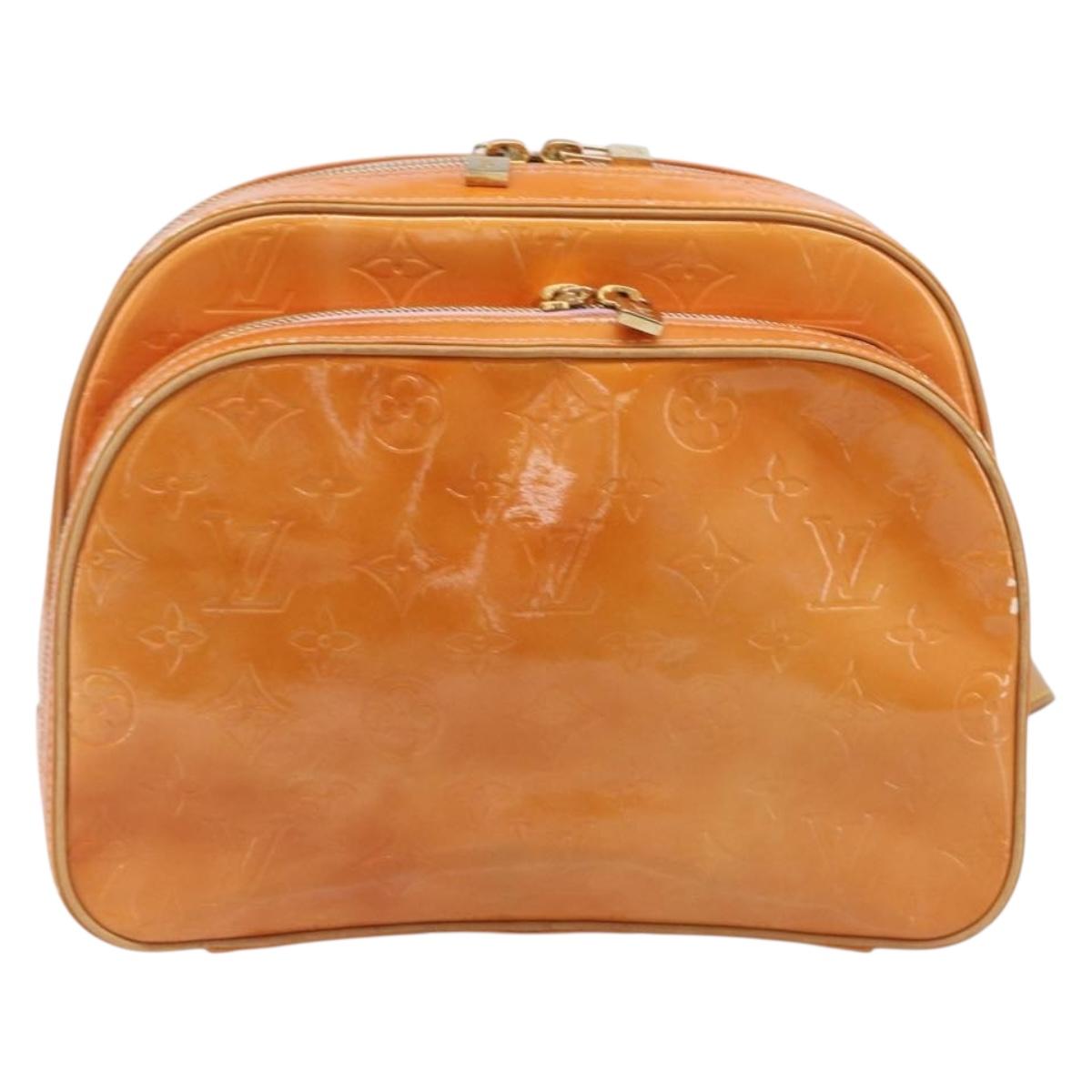 LOUIS VUITTON Monogram Vernis Marley Backpack Pink Rose M91039 LV Auth 200142