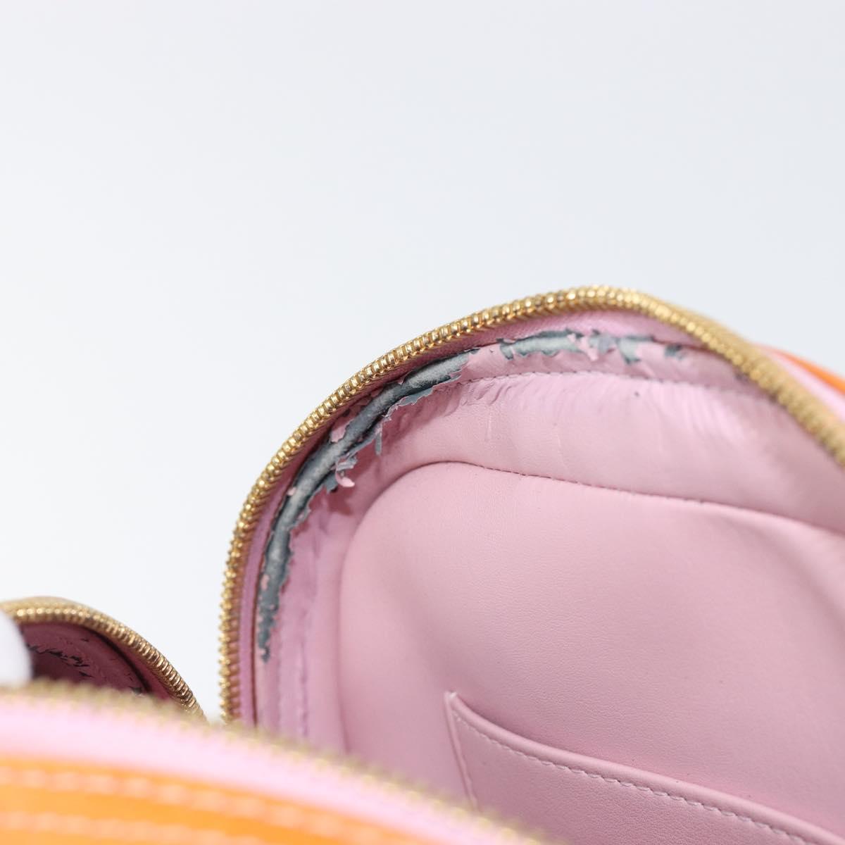 LOUIS VUITTON Monogram Vernis Marley Backpack Pink Rose M91039 LV Auth 200142