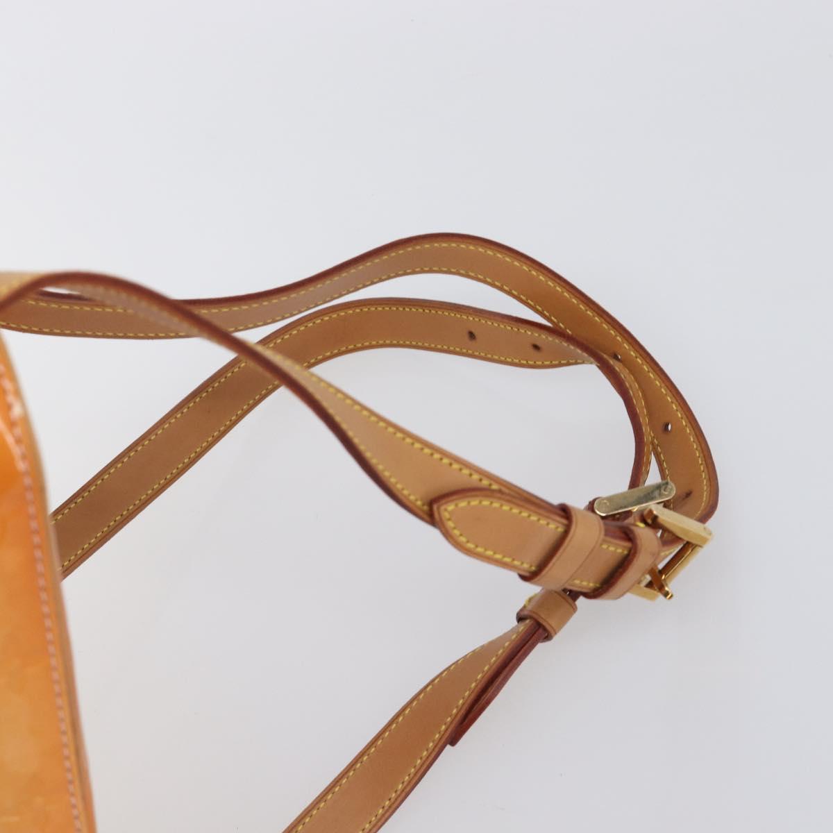 LOUIS VUITTON Monogram Vernis Marley Backpack Pink Rose M91039 LV Auth 200142