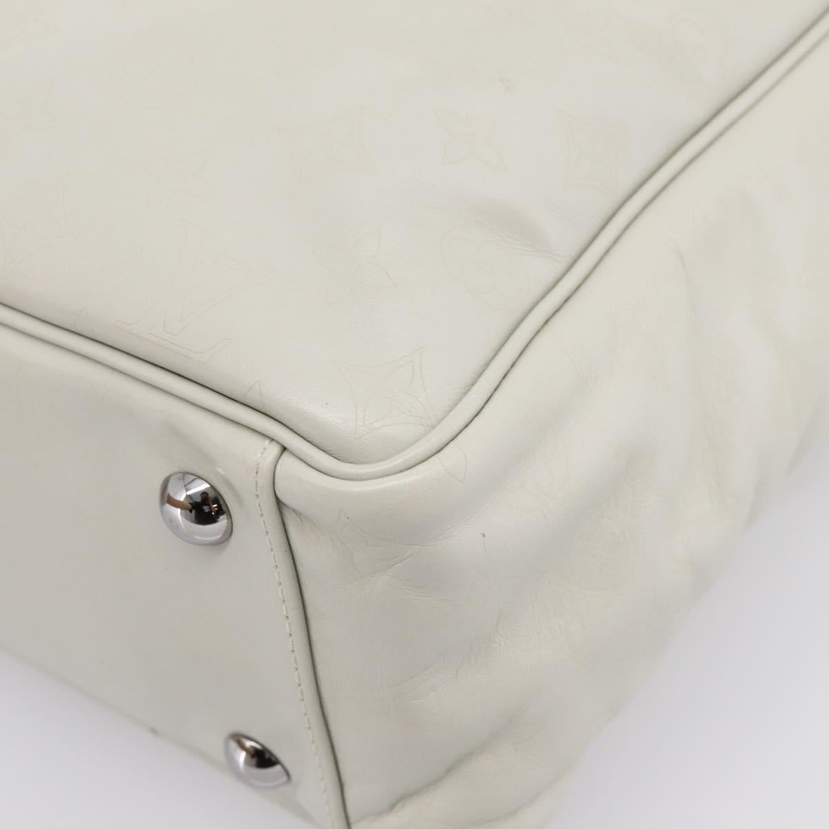 LOUIS VUITTON Monogram Diffir Clarkson Shoulder Bag White M92358 LV Auth 200148V