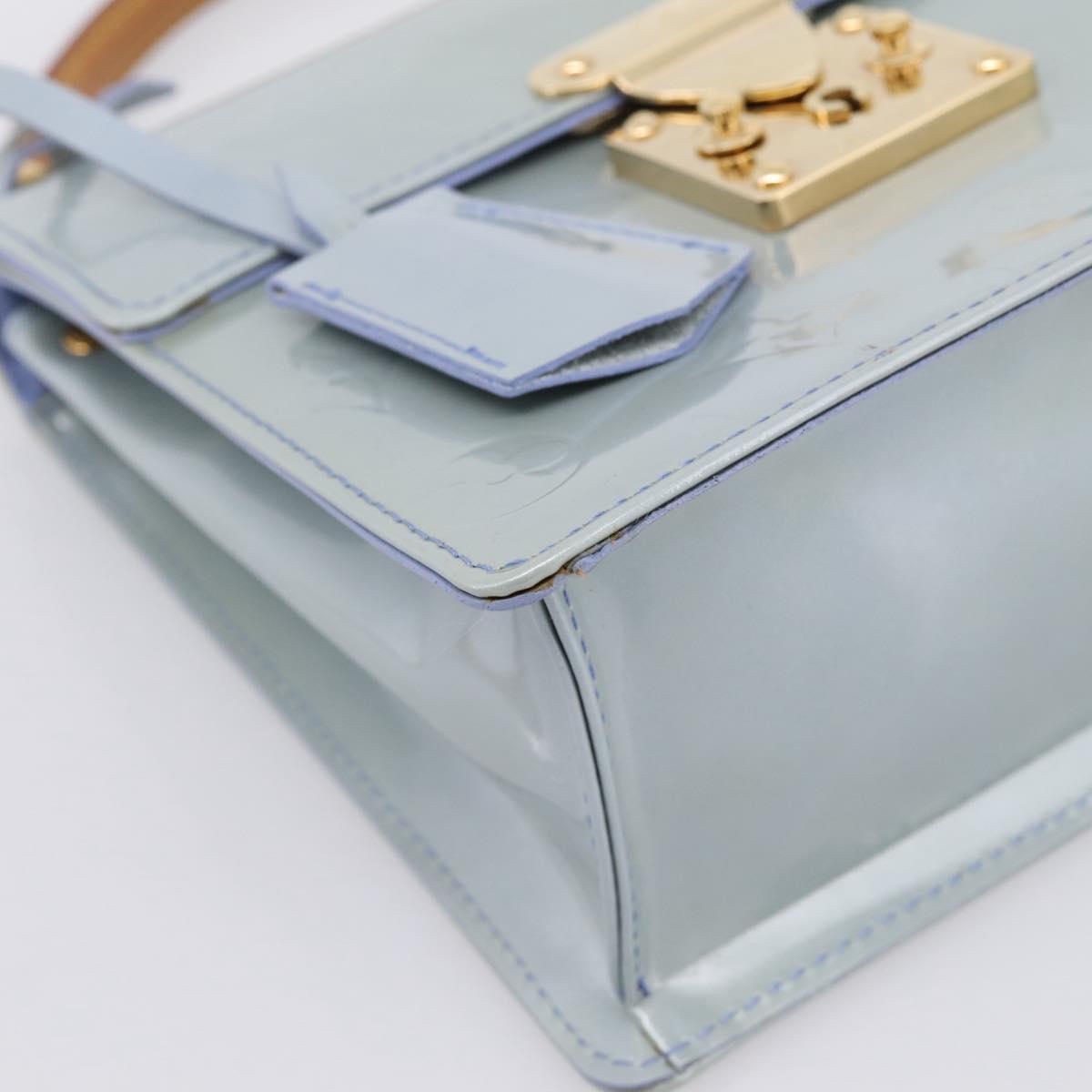 LOUIS VUITTON Monogram Vernis Spring Street Hand Bag Lavande M91216 Auth 200156V