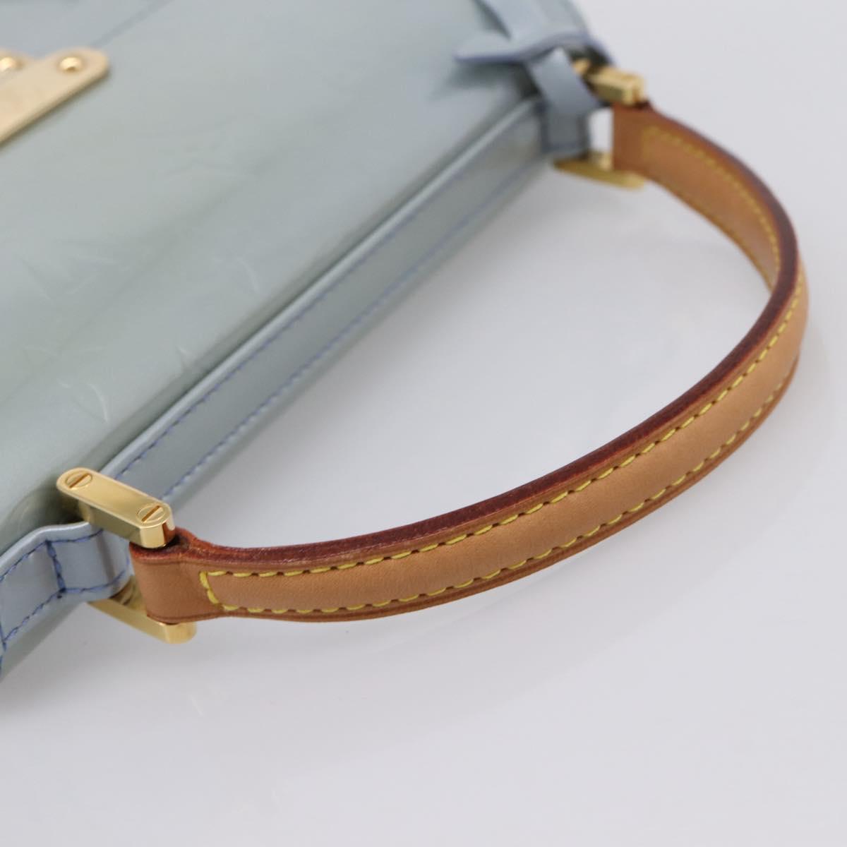 LOUIS VUITTON Monogram Vernis Spring Street Hand Bag Lavande M91216 Auth 200156V