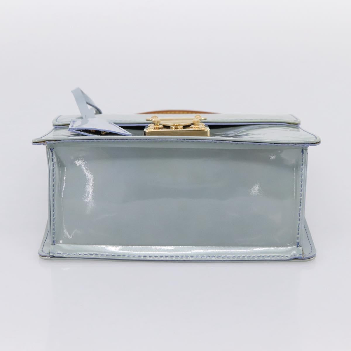 LOUIS VUITTON Monogram Vernis Spring Street Hand Bag Lavande M91216 Auth 200156V
